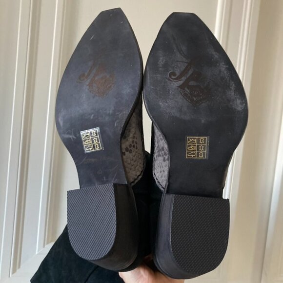 Free People Black Over the Knee Boots - Picture 7 of 8